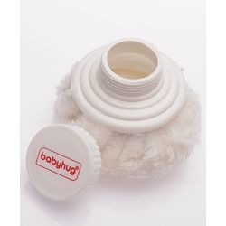 Babyhug Soft Powder Puff with Built-In Storage Case  White & Pink | Gentle | Safe | Hygienic | Soft Cotton