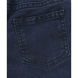 Babyhug Full Length Washed Denim Jeans - Blue