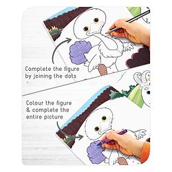 Babyhug Dot to Dot Colouring Activity Books Pack of 4 - English