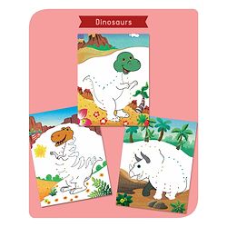 Babyhug Dot to Dot Colouring Activity Books Pack of 4 - English