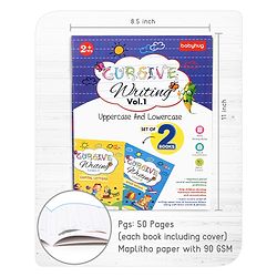 Babyhug Cursive Writing Activity Books (Capital & Small Letters) - Pack of 2