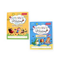 Babyhug Cursive Writing Activity Books (Capital & Small Letters) - Pack of 2