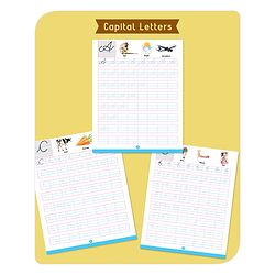 Babyhug Cursive Writing Activity Books (Capital & Small Letters) - Pack of 2