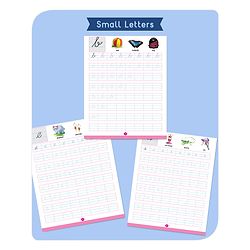 Babyhug Cursive Writing Activity Books (Capital & Small Letters) - Pack of 2