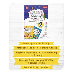 Babyhug Cursive Writing Activity Books (Capital & Small Letters) - Pack of 2