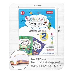Babyhug Cursive Writing Activity Books (Words & Sentences) - Pack of 2
