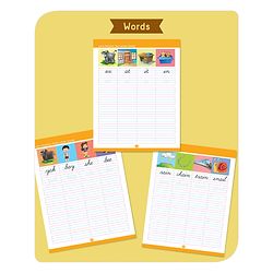 Babyhug Cursive Writing Activity Books (Words & Sentences) - Pack of 2