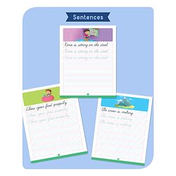 Babyhug Cursive Writing Activity Books (Words & Sentences) - Pack of 2