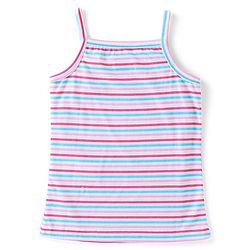 Babyhug Sleeveless Slips Striped & Floral Print Pack of 3 - Blue