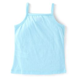 Babyhug Sleeveless Slips Striped & Floral Print Pack of 3 - Blue