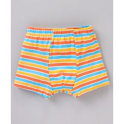 Babyhug 100% Cotton Briefs Stripes & Tiger Print Pack of 3- Multicolor