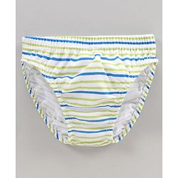 Babyhug Cotton Knit Printed Antibacterial Briefs Pack Of 3 - Multicolour