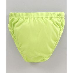 Babyhug Cotton Knit Printed Antibacterial Briefs Pack Of 3 - Multicolour