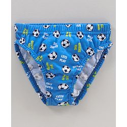 Babyhug Cotton Knit Printed Antibacterial Briefs Pack Of 3 - Multicolour