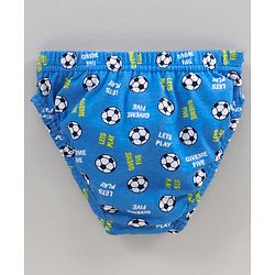 Babyhug Cotton Knit Printed Antibacterial Briefs Pack Of 3 - Multicolour