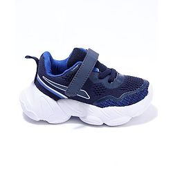 Cute Walk by Babyhug Sneakers With Velcro Closure Solid - Dark Blue