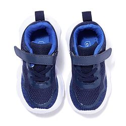 Cute Walk by Babyhug Sneakers With Velcro Closure Solid - Dark Blue