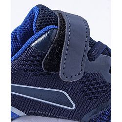 Cute Walk by Babyhug Sneakers With Velcro Closure Solid - Dark Blue