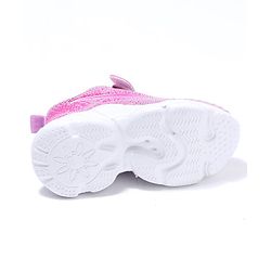 Cute Walk by Babyhug Velcro Closure Sport Shoes Solid- Rose Pink