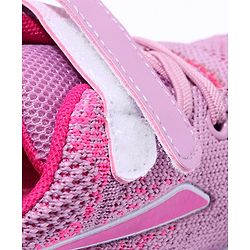 Cute Walk by Babyhug Velcro Closure Sport Shoes Solid- Rose Pink
