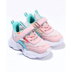Cute Walk by Babyhug Velcro Closure Sport Shoes- Pink