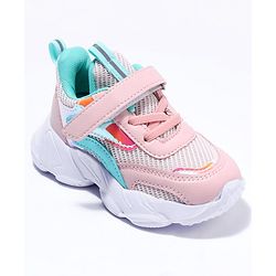 Cute Walk by Babyhug Velcro Closure Sport Shoes- Pink