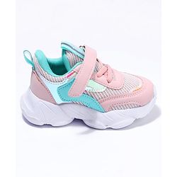 Cute Walk by Babyhug Velcro Closure Sport Shoes- Pink