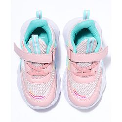 Cute Walk by Babyhug Velcro Closure Sport Shoes- Pink