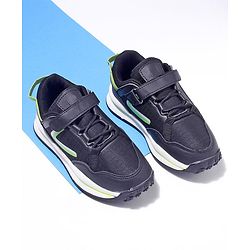 Cute Walk by Babyhug Sneaker Shoes With Velcro Closure - Black