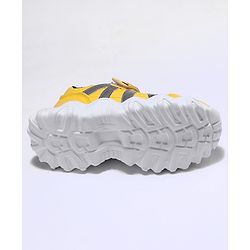 Cute Walk by Babyhug Shoes With Velcro Closure - Yellow