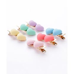 Babyhug Hair Pins and Clips Pack of 6 - Multicolor