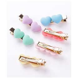Babyhug Hair Pins and Clips Pack of 6 - Multicolor