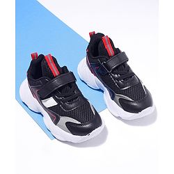 Cute Walk by Babyhug Velcro Closure Sneakers - Black