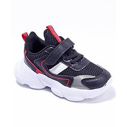 Cute Walk by Babyhug Velcro Closure Sneakers - Black