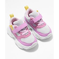 Cute Walk by Babyhug Velcro Closure Sneakers- Pink White