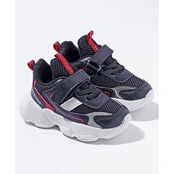 Cute Walk by Babyhug Velcro Closure Sneakers - Navy Blue