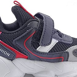Cute Walk by Babyhug Velcro Closure Sneakers - Navy Blue