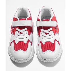 Cute Walk by Babyhug Velcro Closure Sport Shoes- Red