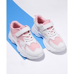 Cute Walk by Babyhug Velcro Closure Sport Shoes- Pink