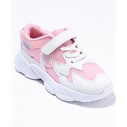 Cute Walk by Babyhug Velcro Closure Sport Shoes- Pink