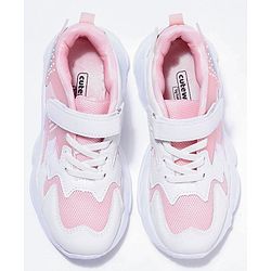 Cute Walk by Babyhug Velcro Closure Sport Shoes- Pink