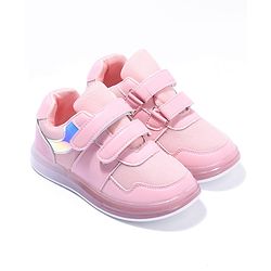 Cute Walk by Babyhug Velcro Closure Sneakers- Pink