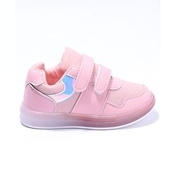 Cute Walk by Babyhug Velcro Closure Sneakers- Pink