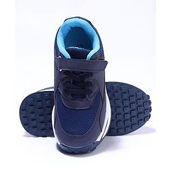 Cute Walk by Babyhug Shoes With Velcro Closure - Dark Blue