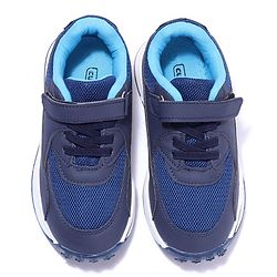 Cute Walk by Babyhug Shoes With Velcro Closure - Dark Blue