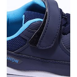 Cute Walk by Babyhug Shoes With Velcro Closure - Dark Blue