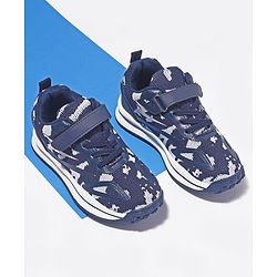 Cute Walk by Babyhug Shoes With Velcro Closure - Navy Blue