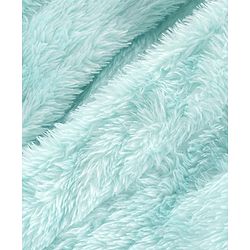 Babyhug Velour Cotton Knit Full Sleeves Hooded Bath Robe With Ear Flaps- Blue