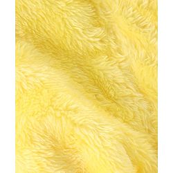 Babyhug Velour Cotton Knit Full Sleeves Hooded Bath Robe With Ear Flaps- Yellow