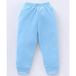 Babyhug Full Length Thermal Leggings - Blue